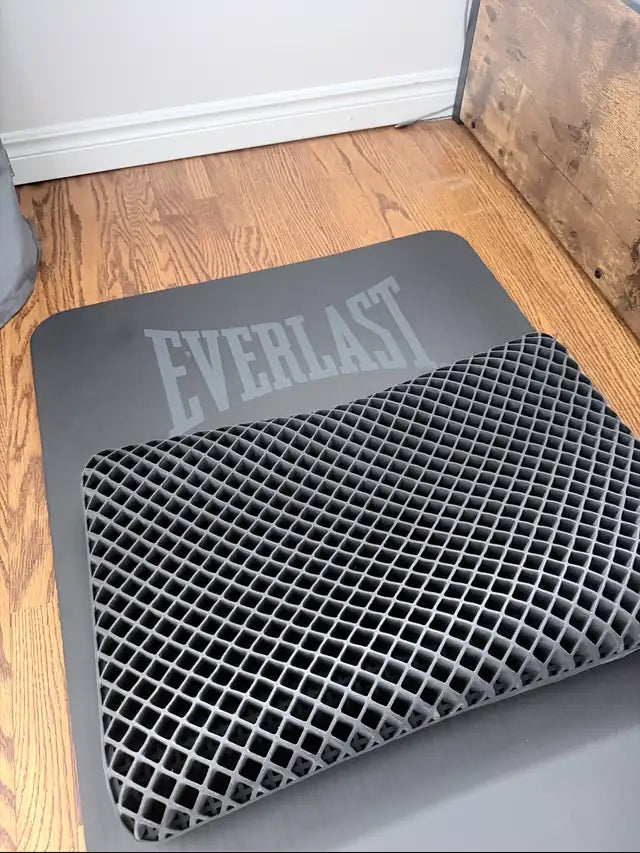 Boo's Dream Pillow on a yoga mat